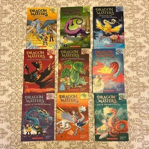 Lot of 9 Dragon Masters books